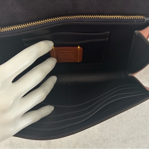 Coach Signature Colorblock Marlow Chain Crossbody - Picture 6 of 11